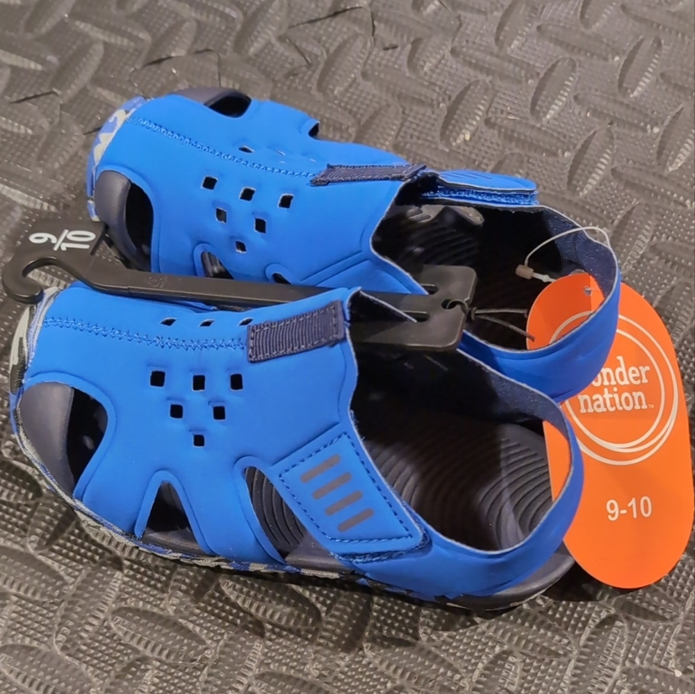 Wonder Nation Kids Vibrant Blue Sandals